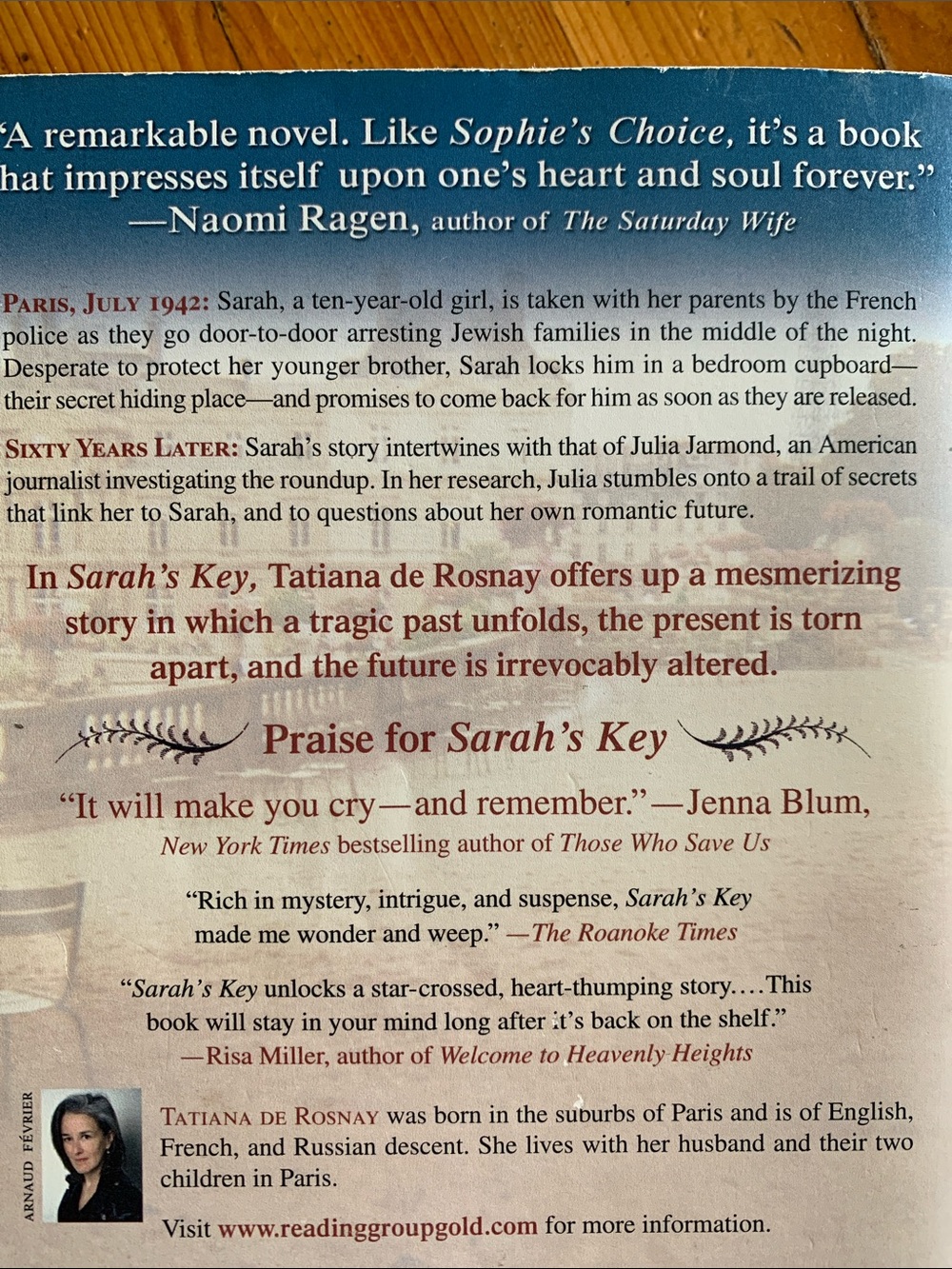 Book-Sarah’s Key - Picture 2 of 2